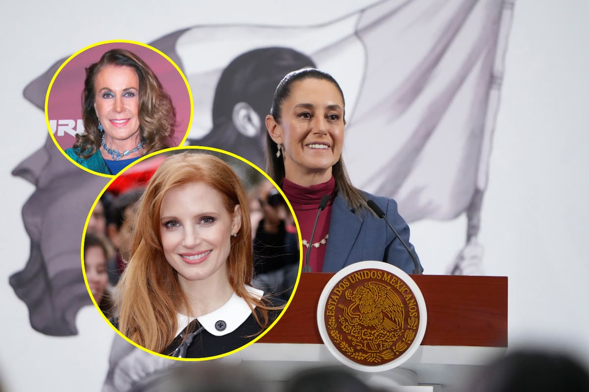 Mientras Laura Zapata critica a Claudia Sheinbaum, Jessica Chastain dice que admira a la presidenta: Polémica en redes sociales
