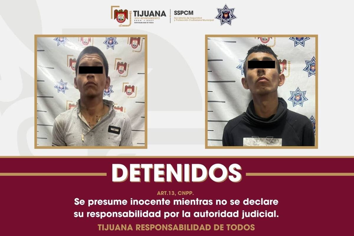 Detienen a dos hombres armados en Lomas de la Amistad