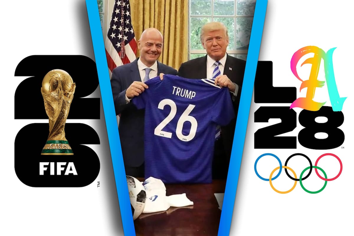 Donald Trump será anfitrión del Mundial 2026 y Juegos Olímpicos 2028