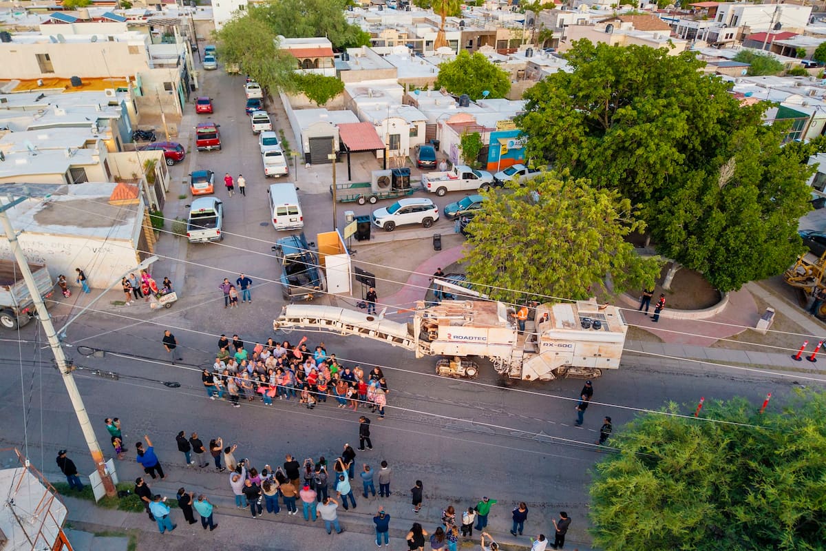 Hermosillo inicia el recarpeteo de la calle Lázaro Mercado en el Norponiente, una obra en la que se invertirán más de 5 millones de pesos y que beneficiará a 22 mil habitantes
