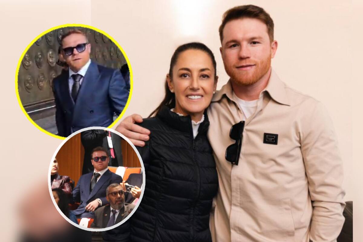 “Canelo” Álvarez asiste a la toma de protesta de Claudia Sheinbaum: “Va a hacer muy buenas cosas”