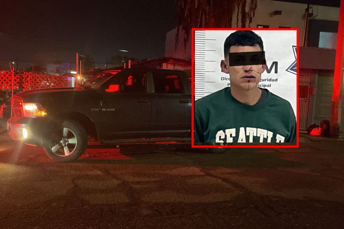 Hombre detenido por vehículo robado y orden de aprehensión