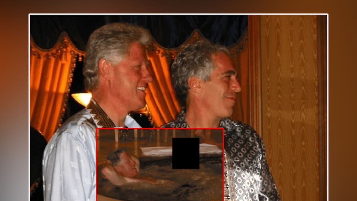 Bill Clinton explicó su foto en un jacuzzi que lo liga a Epstein, aseguró que el sultán de Brunei le pidió meterse y desconoció a la joven que sale a su lado aunque insitió en que era mayor de edad