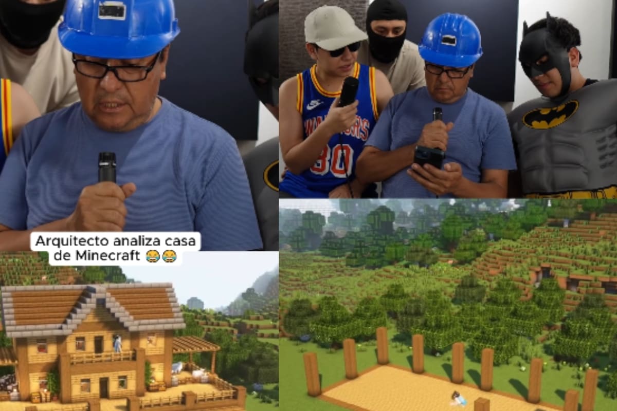 “Se la van a comer las termitas”. Arquitecto califica casas hechas en Minecraft y una de ellas desata su peor crítica