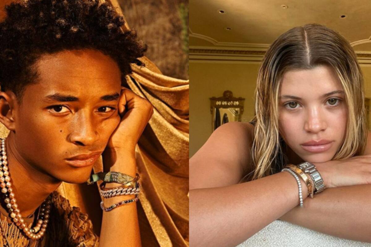 Sofia Richie y Jaden Smith fueron captados con una actitud cariñosa en una playa de Malibú