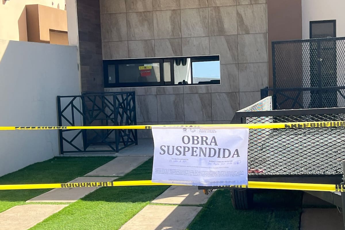 Gobierno de Ensenada Clausura 10 construcciones en la colonia Moderna Oeste