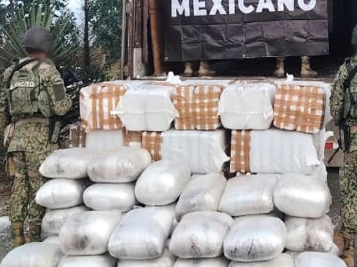 Decomisan mil 200 kilos de metanfetaminas en retén militar de El Rosario
