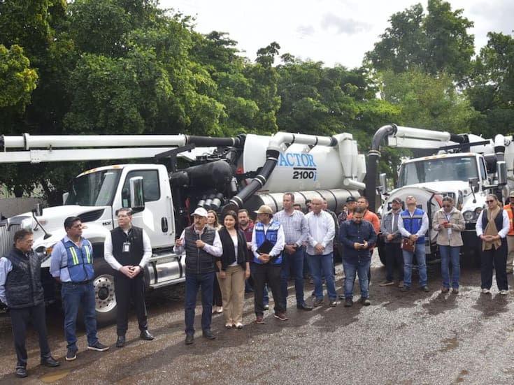 Oomapas Cajeme estrena maquinaria de alta capacidad para atender drenajes colapsados