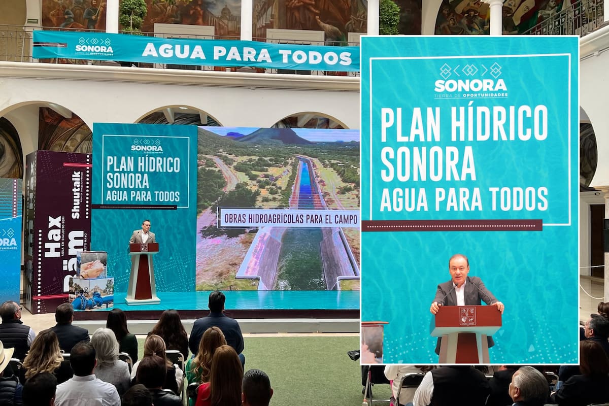 Alfonso Durazo presenta el Plan Hídrico Sonora: Agua para todos