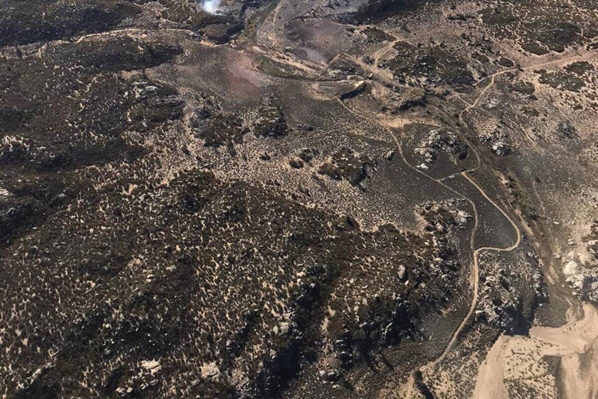 Solo hay un incendio activo en Baja California