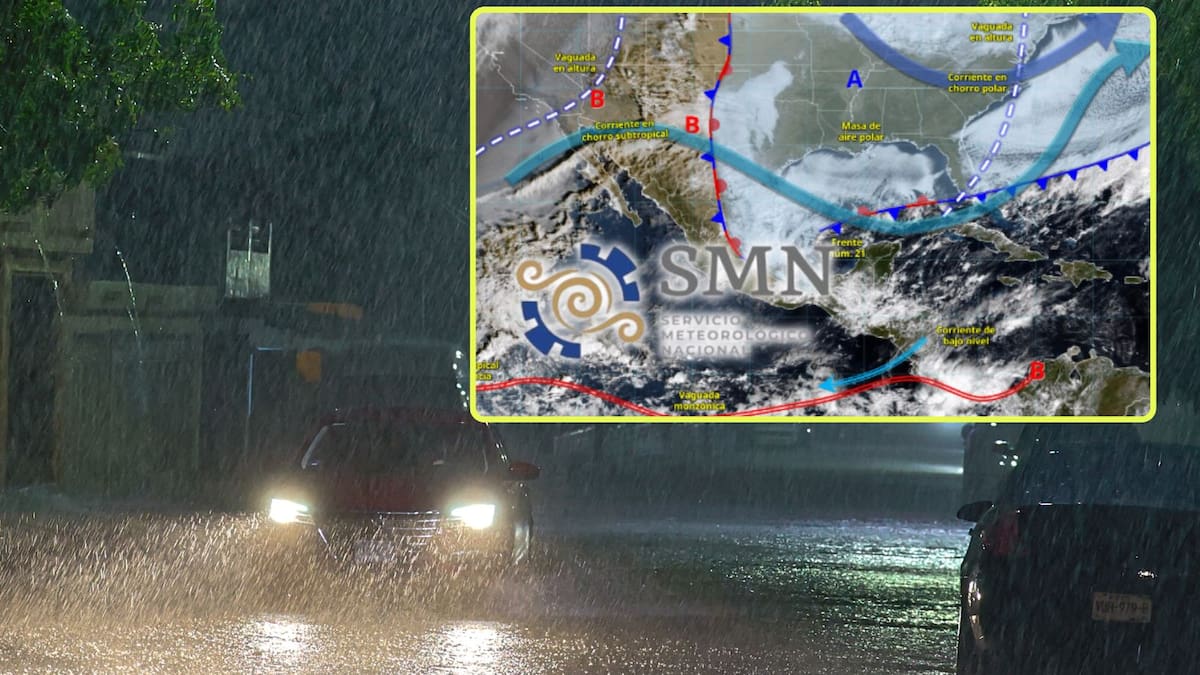 Nuevo frente frío y vaguada traerán lluvias y vientos intensos para mañana miércoles y jueves en estas ciudades; habrá heladas al amanecer