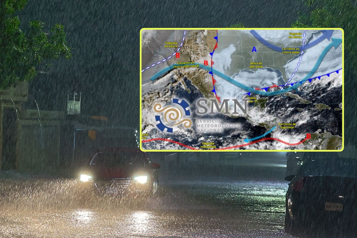 Nuevo frente frío y vaguada traerán lluvias y vientos intensos para mañana miércoles y jueves en estas ciudades; habrá heladas al amanecer