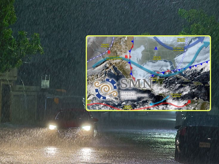 Nuevo frente frío y vaguada traerán lluvias y vientos intensos para miércoles y jueves en estas ciudades; habrá heladas al amanecer