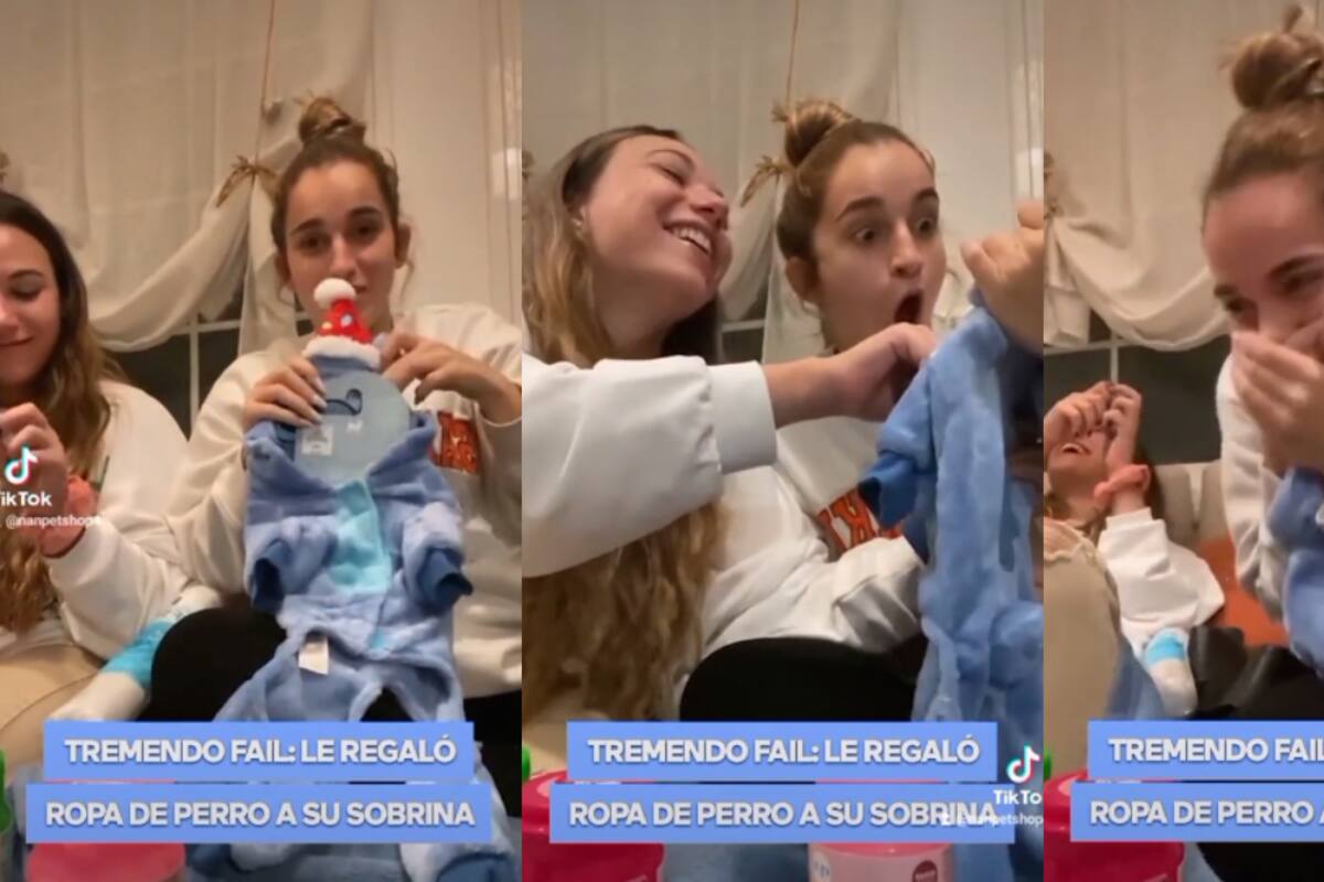 VIDEO: una mujer le compra un atuendo de perro a su sobrina por error; así reaccionó al darse cuenta