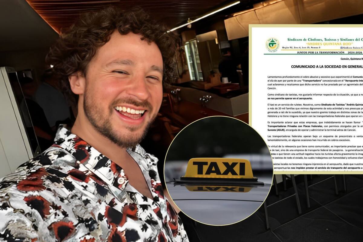 Taxistas de Cancún responden a Luisito Comunica; Sindicato se deslinda de acusaciones