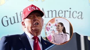 TRUMP se BURLA de SHEINBAUM e imita la llamada en la que le pidió no cambiar el GOLFO de MÉXICO