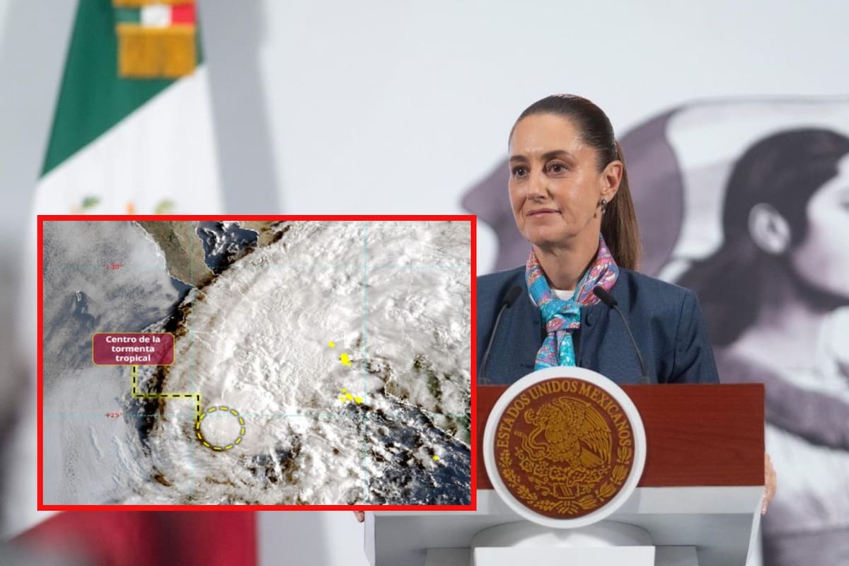 No hay reportes de daños graves por huracán “Lorena”: Sheinbaum