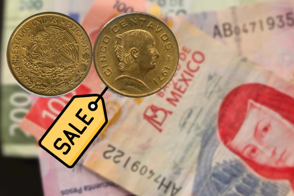 Estas monedas de 5 centavos se venden en 10 mil pesos
