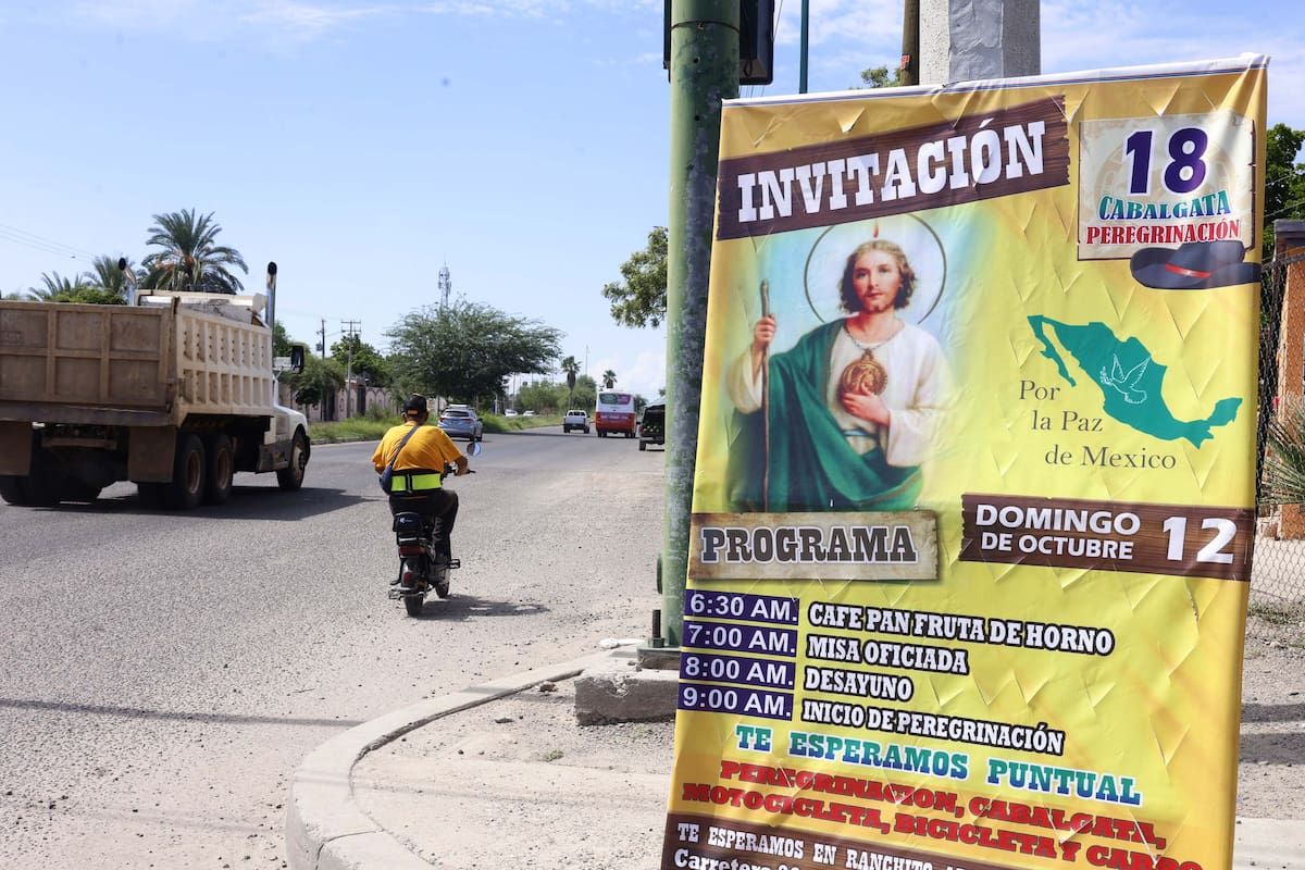 Devotos de Hermosillo alistan la Cabalgata Peregrinación a San Judas Tadeo