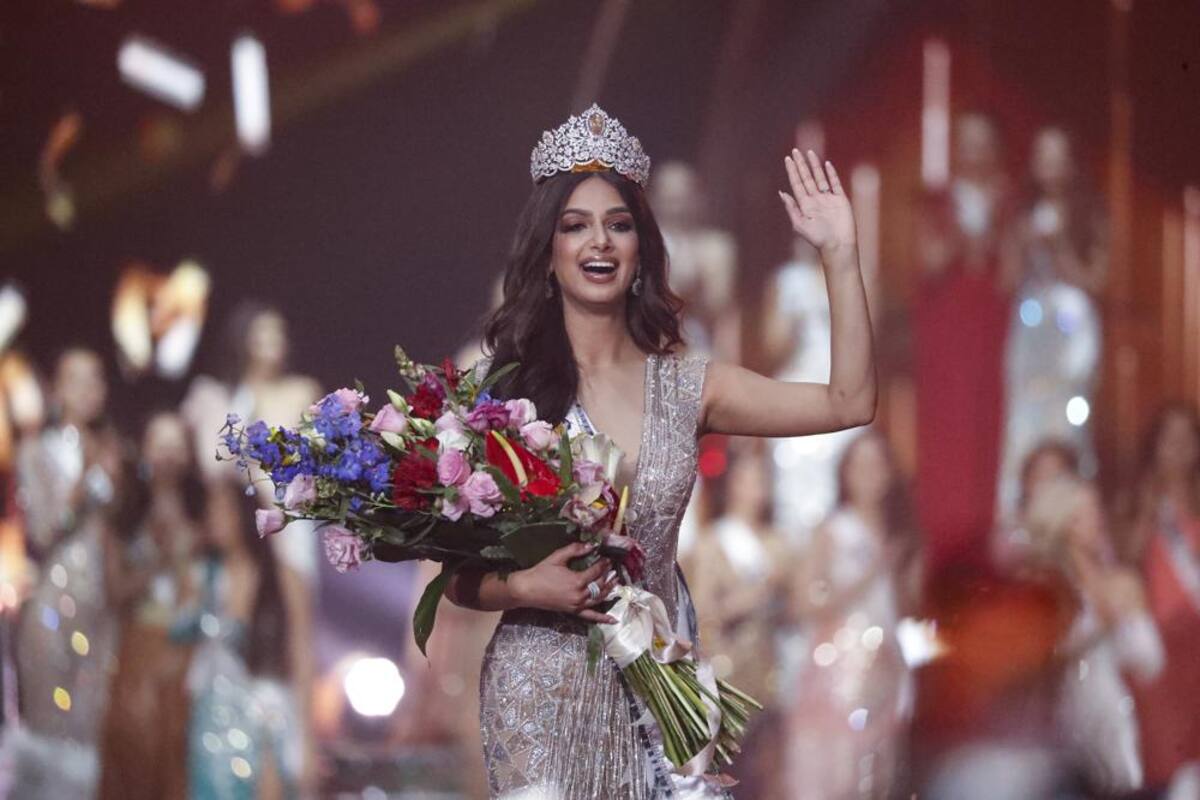 Miss India Harnaaz Sandhu es coronada como Miss Universo