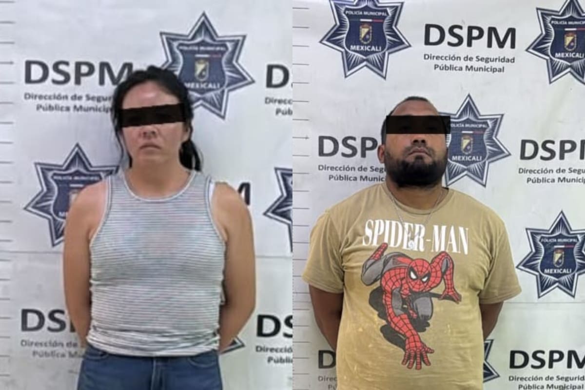 Pareja termina detenida tras ser sorprendida con una pistola en la Alameda