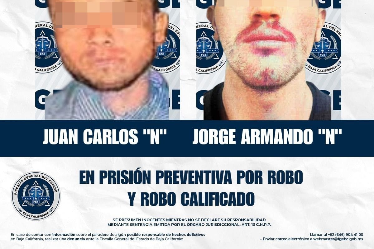Reabren procesos penales por dos casos de robo en Tijuana