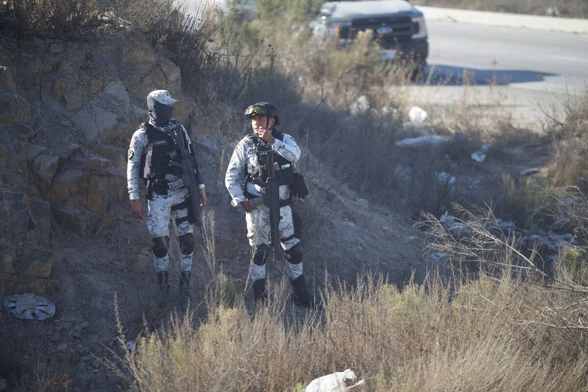 Elementos de la Guardia Nacional custodiaron el lugar.