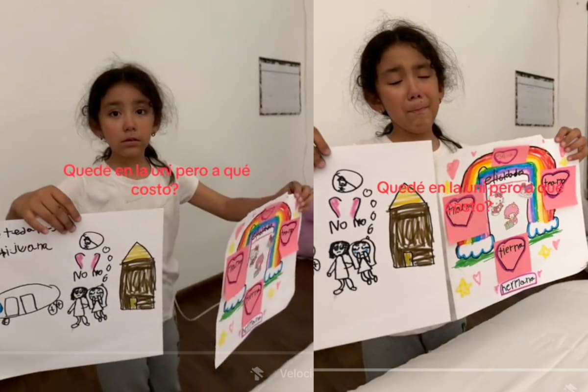 La conmovedora reacción de una niña tras saber que su hermana mayor se irá a estudiar la universidad (VIDEO)
