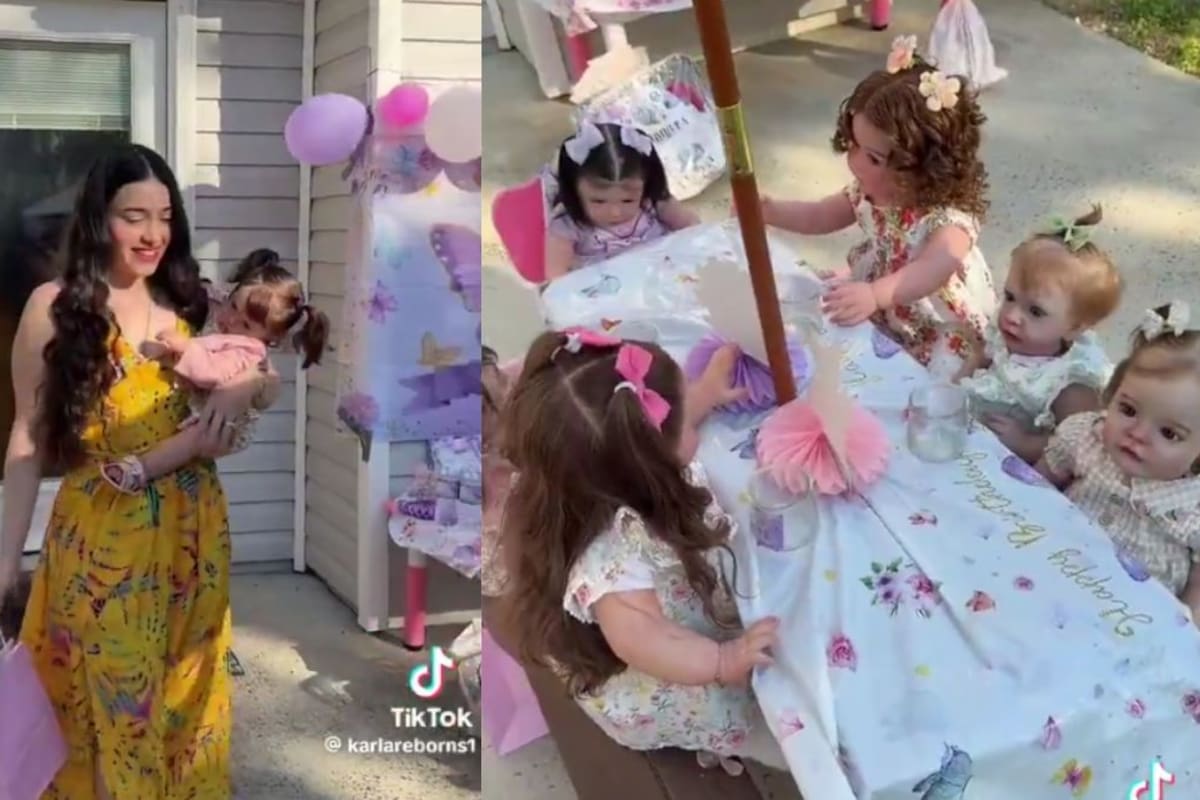 Joven mexicana mostró un cumpleaños de una bebé reborn y dividió opiniones en redes