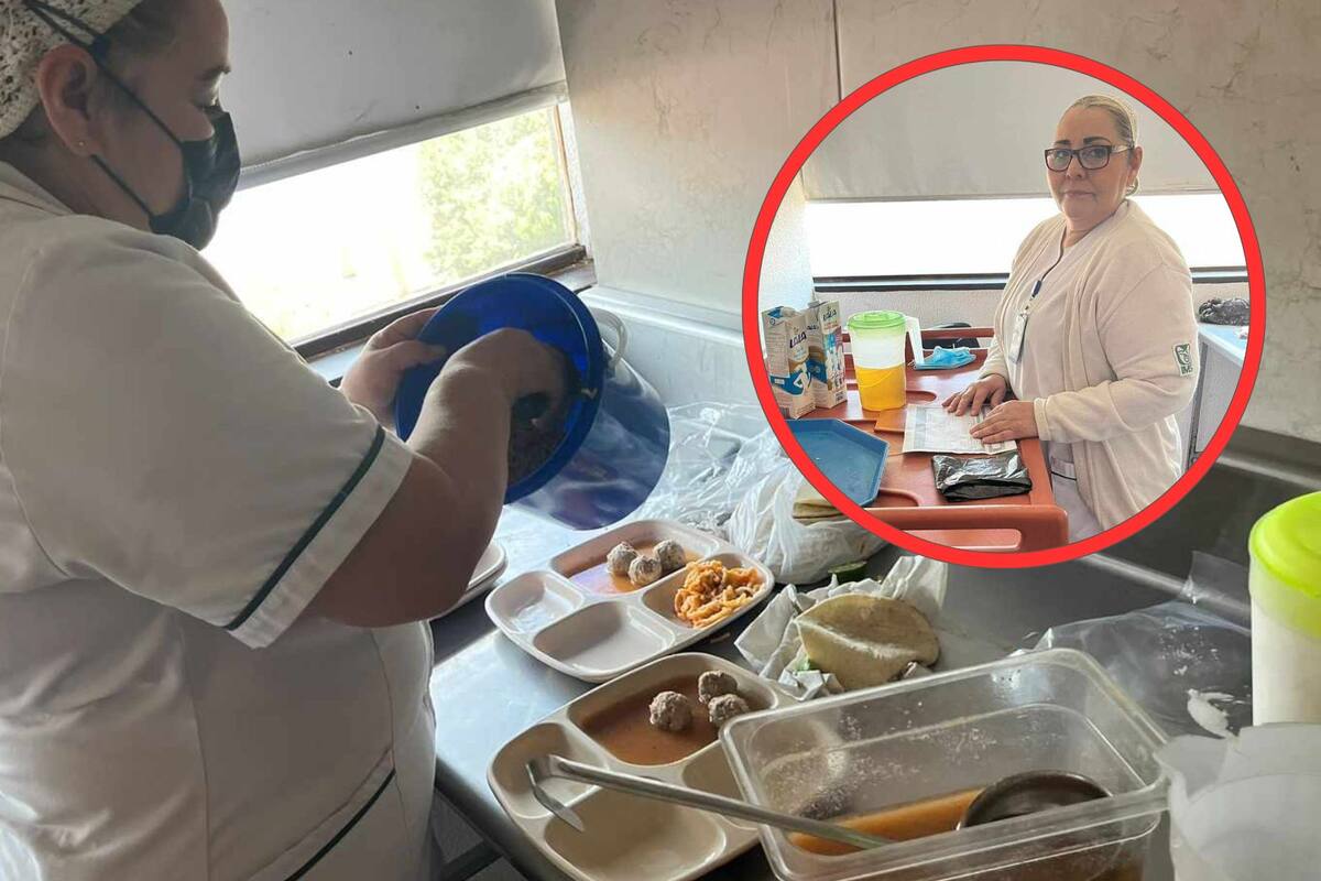Gloria cumplió 25 años de servicio en el comedor del área de oncología del IMSS