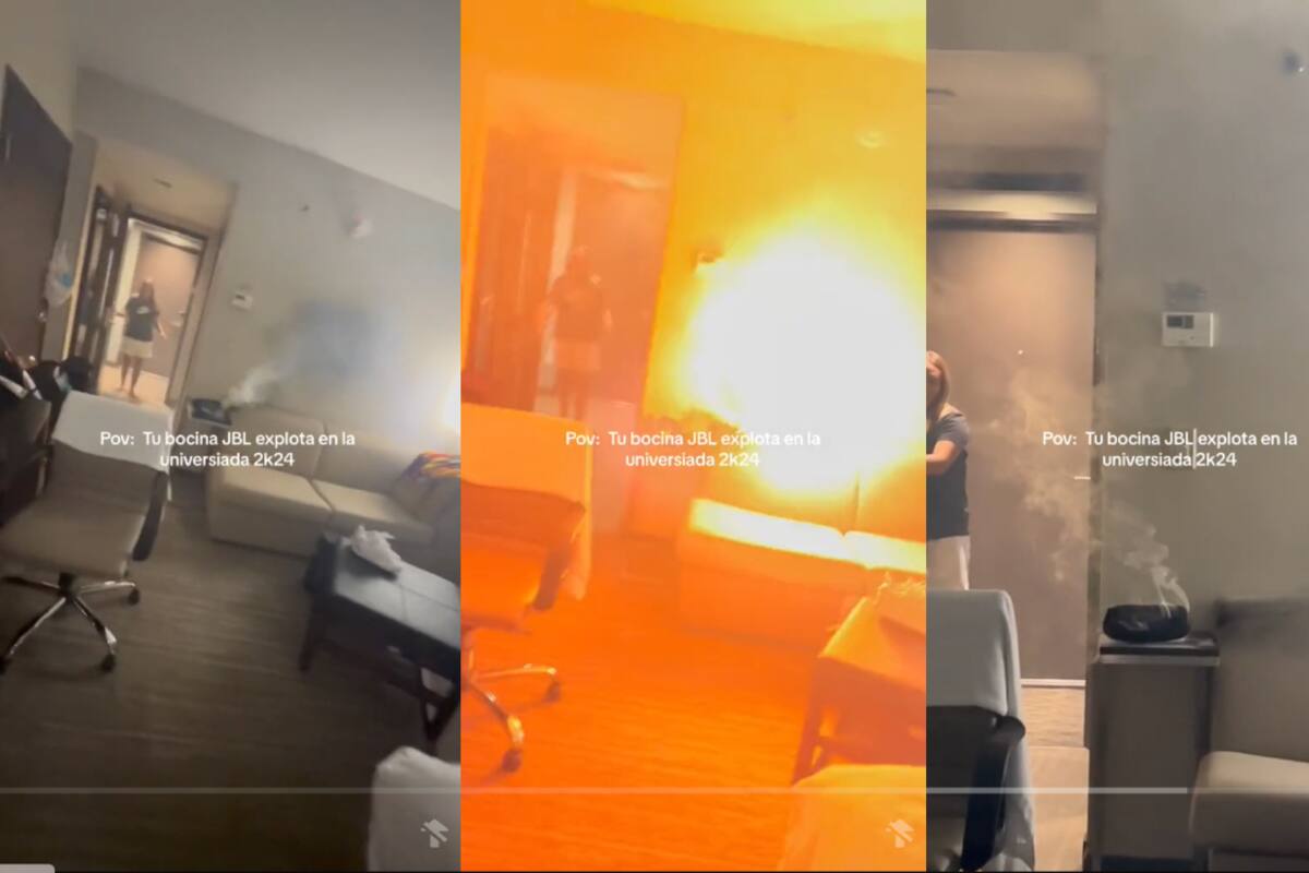 VIRAL | ¡Este grupo de jóvenes sufre un tremendo SUSTO cuando su bocina EXPLOTA repentinamente!