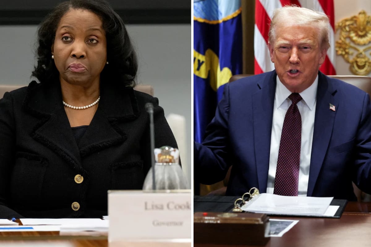 Lisa Cook demandará a Trump por intentar despedirla de la Reserva Federal; el presidente asegura “estar listo para pelear”