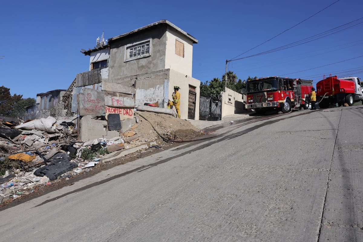El hecho se reportó a las autoridades alrededor de las 10:30 horas del lunes. Foto: Sergio Ortiz