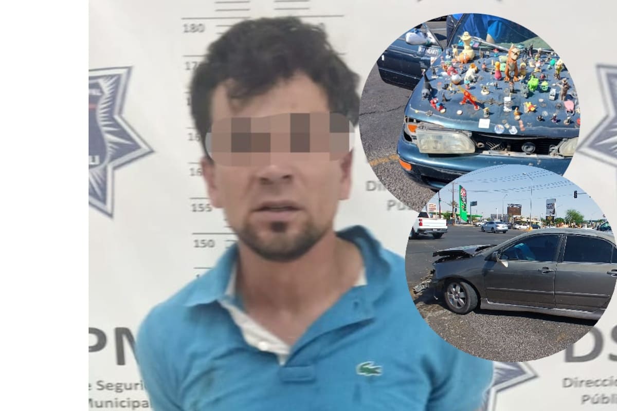 Robó un carro, chocó y fue detenido: tenía 9 arrestos previos