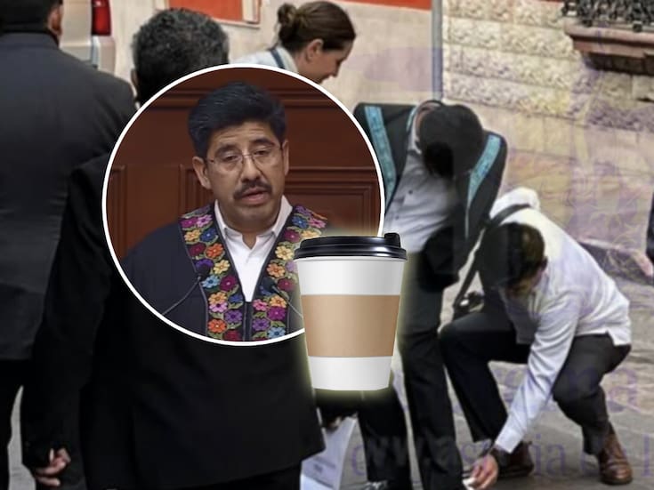 Por un café, Ministro Aguilar explica foto donde limpian sus zapatos y por la que ha salido “salpicado” en redes sociales