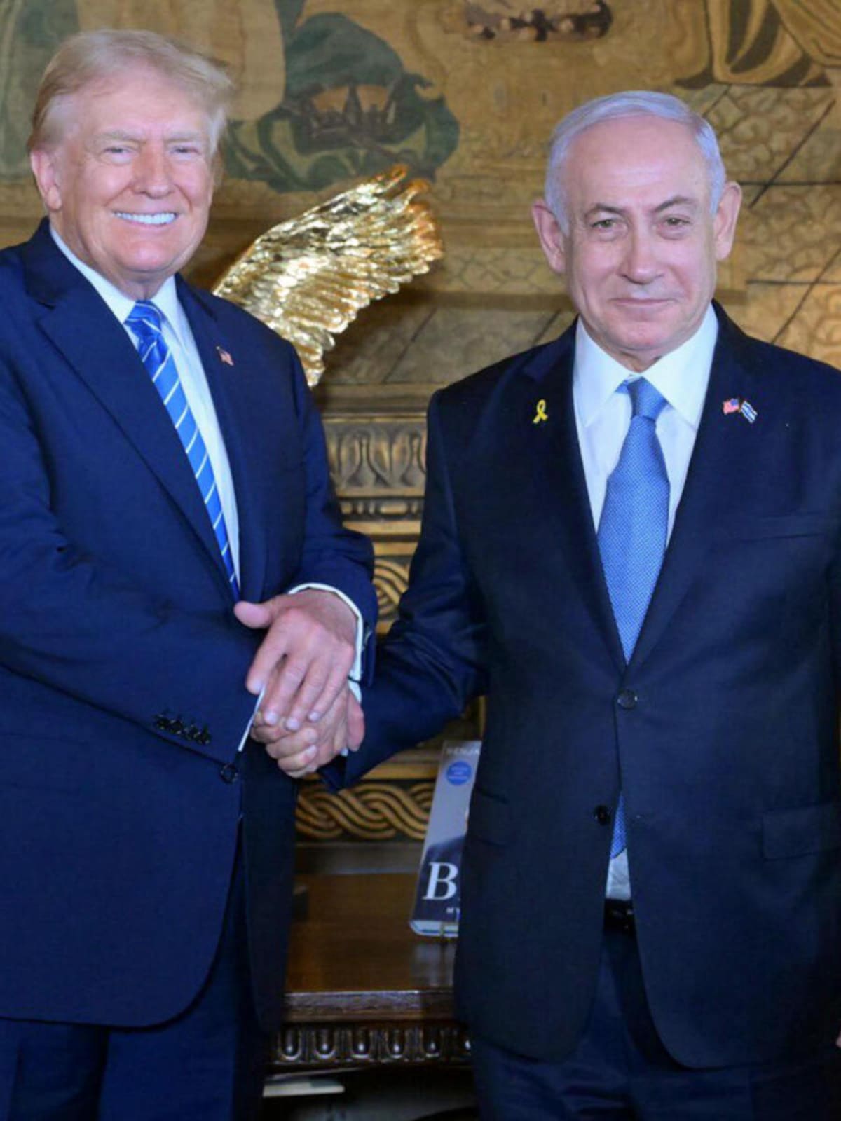 Trump y Netanyahu. / France 24.