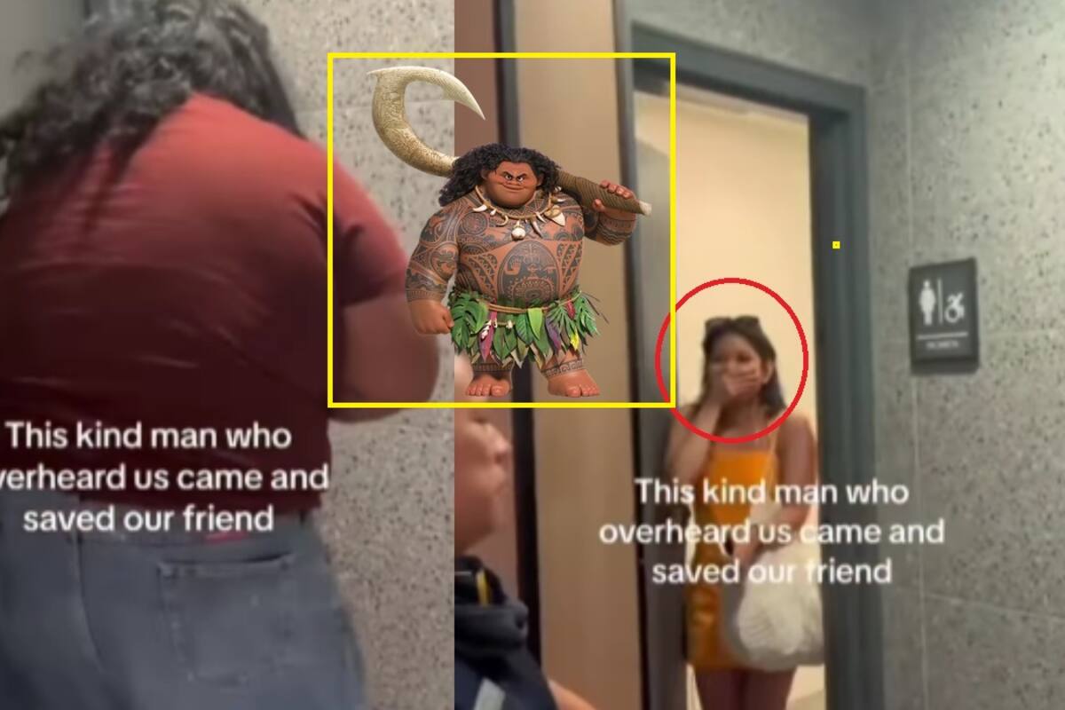 “¡Es Maui!”: joven usa su fuerza para abrir una puerta atascada y salvar a una chica