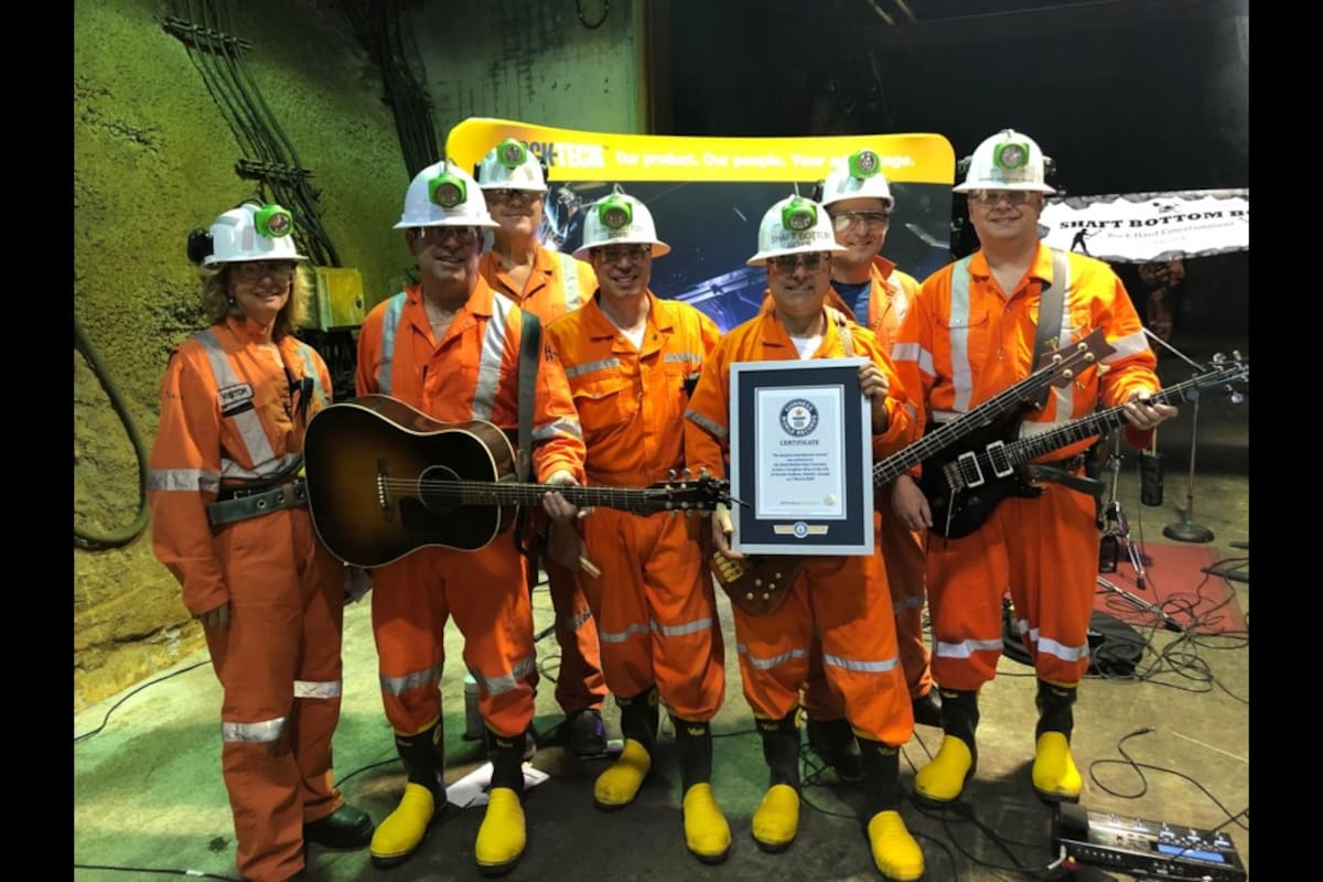 Banda de rock canadiense estableció un nuevo récord Guinnes