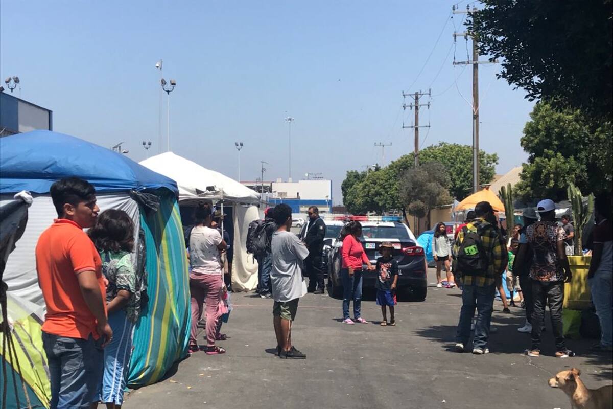 Surgen peleas en campamento migrante de El Chaparral