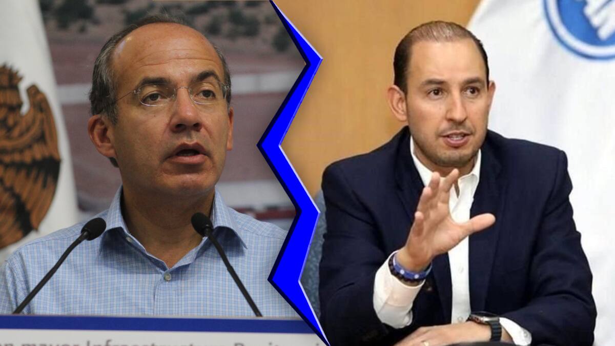 Felipe Calderón y Marko Cortés: Debate por las Plurinominales del PAN. Foto: Especial