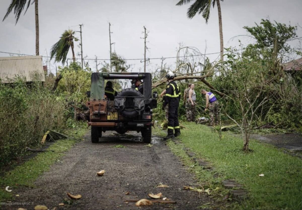 Ciclón Chido devastó regiones de Francia. | Crédito: AP