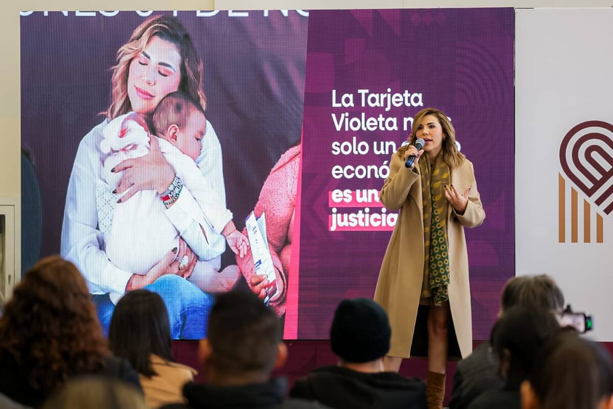 La mandataria informó que, durante su administración, 100 mil beneficiarias en BC han recibido este apoyo. | Foto: cortesía