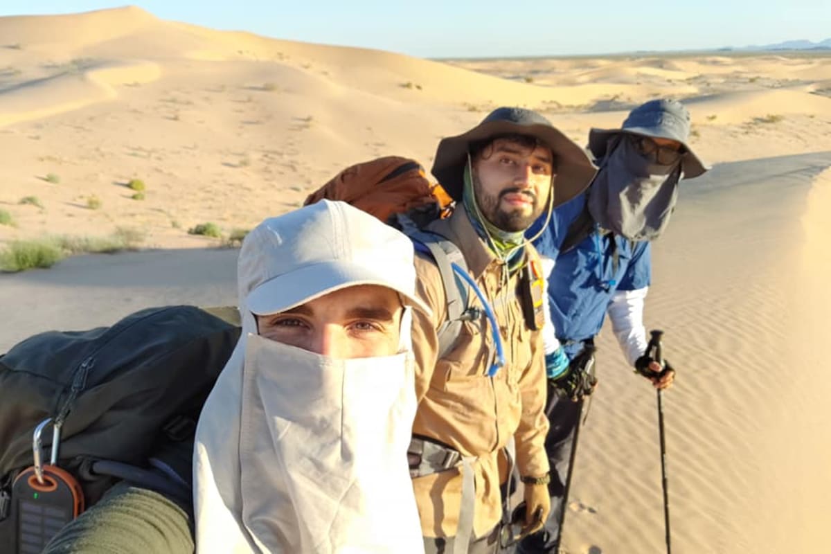 Cruzan en seis días a pie el Gran Desierto de Altar