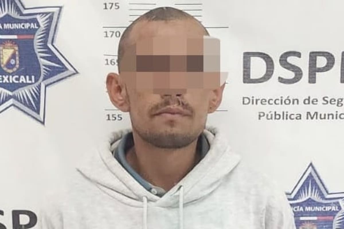 Presunto responsable del robo de un vehículo del Ayuntamiento de Mexicali es detenido
