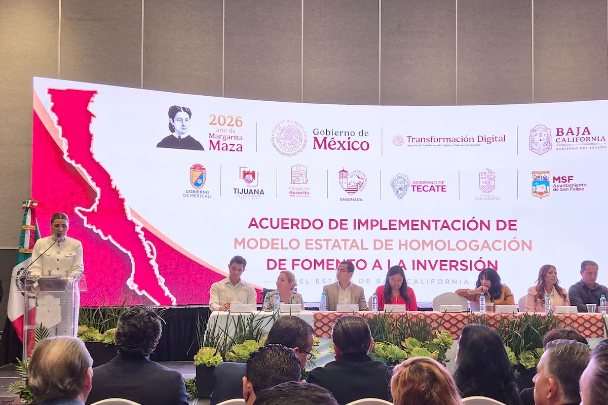Baja California adopta modelo nacional para agilizar proyectos de inversión