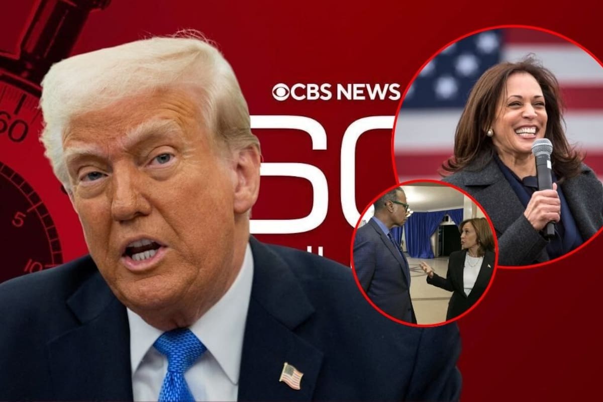 Donald Trump presenta demanda millonaria contra CBS debido a “angustia mental” causada tras entrevista editada de Kamala Harris en 60 Minutes
