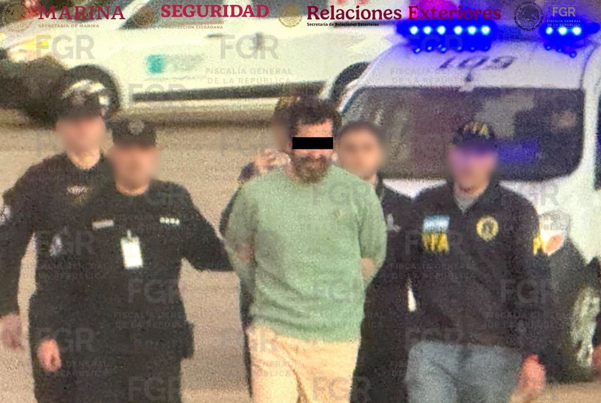 Tras cuatro meses detenido en Argentina, Fernando Farías Laguna llega a México e ingresa al Altiplano acusado de operar una red de contrabando de combustible. | Especial