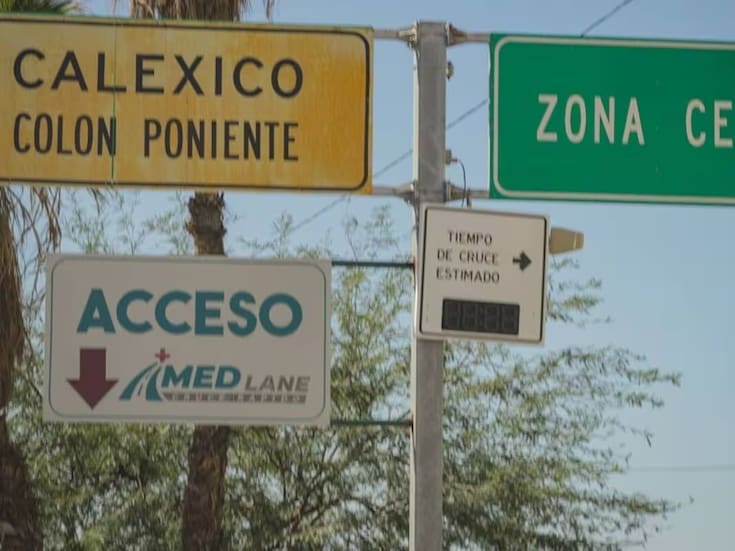 Por lo menos 40 minutos de espera en las garitas