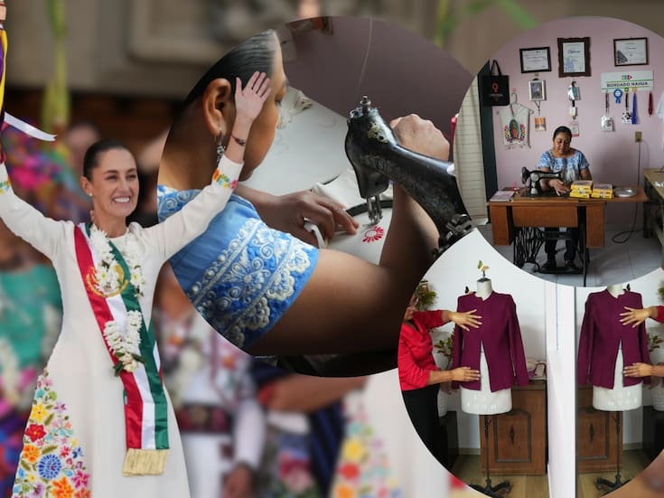 Quiénes son las mujeres indígenas que bordan los vestidos de Claudia Sheinbaum, el origen cultural de su estilo reconocido por The New York Times y cómo el arte textil llegó de comunidades rurales a Palacio Nacional