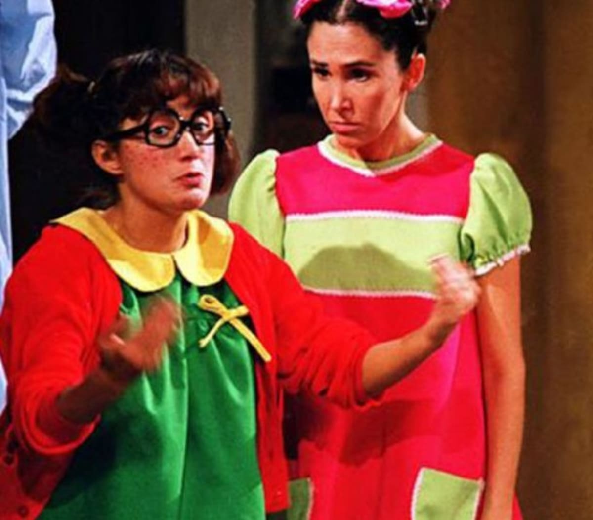 María Antonieta de las Nieves y Florinda Meza en "El Chavo del 8" / Cuenta de X: @DiarioPresente